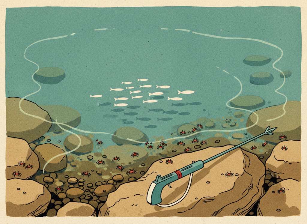 especially when the sea is calm—you swim as if in an aquarium.