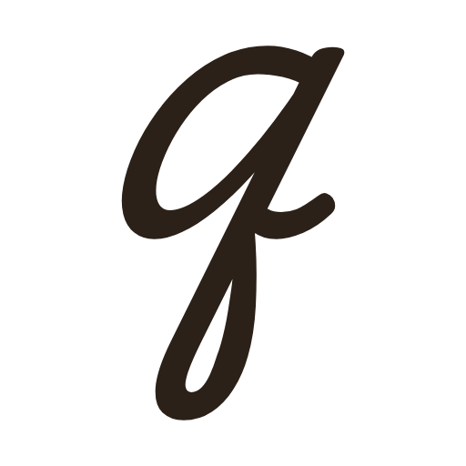 handwritten lowercase q in American cursive