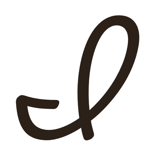 handwritten uppercase i in American cursive