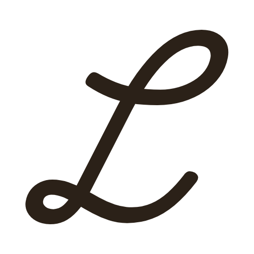handwritten uppercase l in American cursive