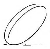 o, capital, engraved in Spencerian Key to Practical Penmanship, 1866, p. 60