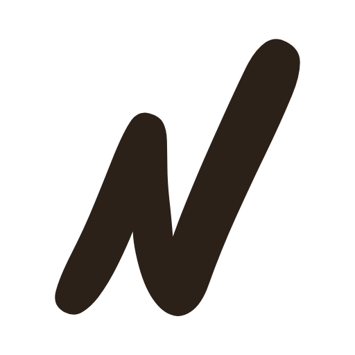 handwritten lowercase Mem in Hebräische Kursivschrift