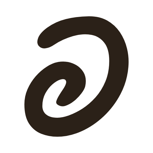 handwritten lowercase Pe in Hebräische Kursivschrift