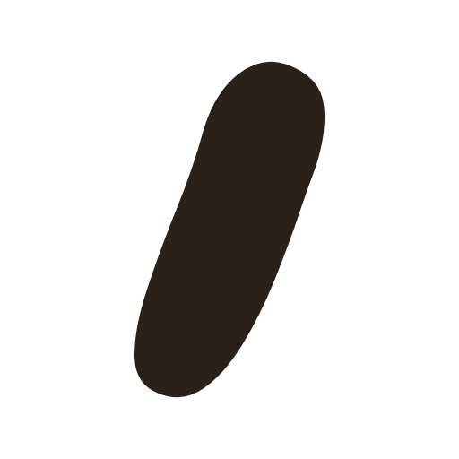 handwritten lowercase Jod in Hebräische Kursivschrift