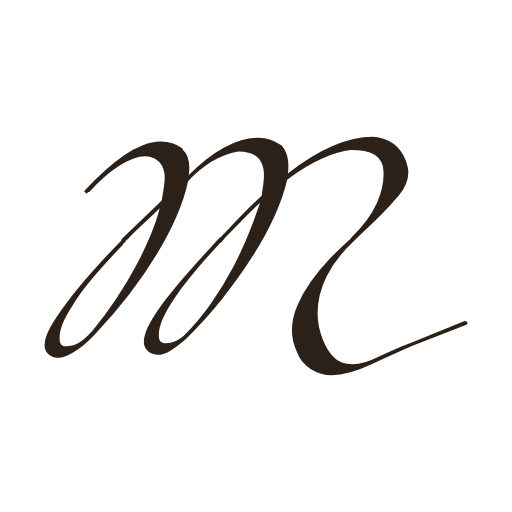handwritten uppercase m in Kurrentschrift