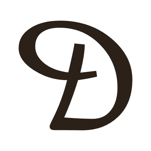 handwritten uppercase de in Russian cursive