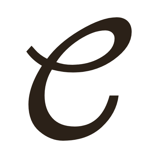 handwritten uppercase es in Russian cursive