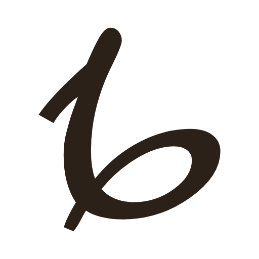 handwritten uppercase myagky-znak in Russian cursive
