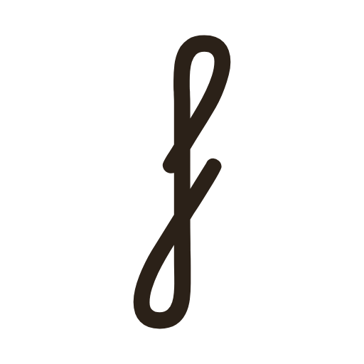 handwritten lowercase h in Sütterlinschrift