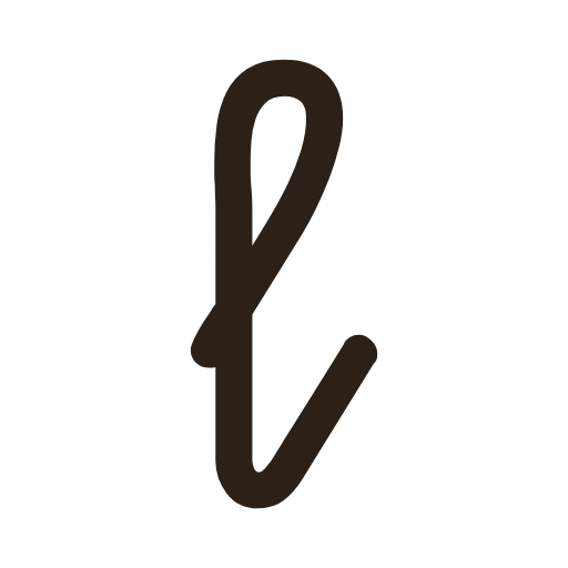 handwritten lowercase l in Sütterlinschrift
