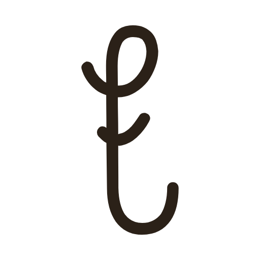 handwritten uppercase e in Sütterlinschrift