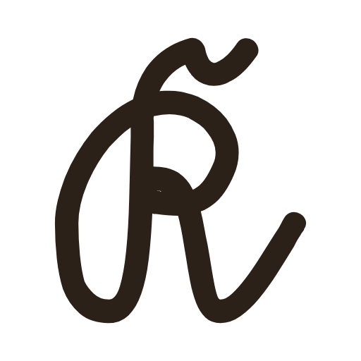 handwritten uppercase k in Sütterlinschrift