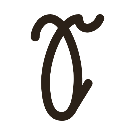 handwritten uppercase s in Sütterlinschrift