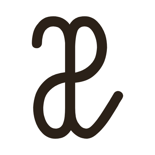 handwritten uppercase x in Sütterlinschrift